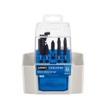 HART HATT02 21-Piece Impact Driver Bit Set with Storage