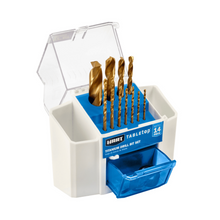 Load image into Gallery viewer, HART HATT01 14-Piece Titanium Drill Bit Set with Storage