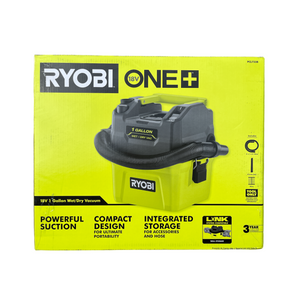 Ryobi PCL733B ONE+ 18-Volt Cordless 1 Gal. Wet/Dry Vacuum (Tool Only)