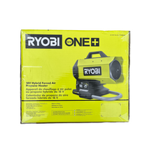 Load image into Gallery viewer, Ryobi PCL801 ONE+ 18-Volt Cordless Hybrid Forced Air Propane Heater (Tool Only)