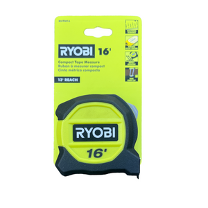 RYOBI RHTM16 16 ft. Compact Tape Measure with Belt Clip