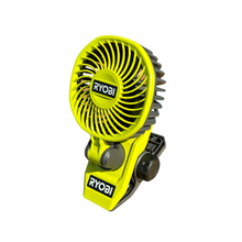 Load image into Gallery viewer, Ryobi FVF51K USB Lithium Cordless 4 in. Clamp Fan