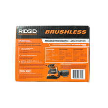 Load image into Gallery viewer, RIDGID R86064 18-Volt OCTANE Brushless Cordless 3-Speed 1/4 Sheet Sander