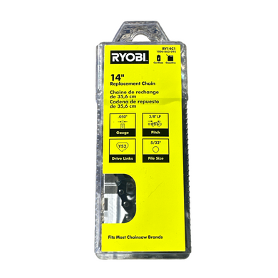 RYOBI RY14C1 14 in. 0.050-Gauge Replacement Full Complement Standard Chainsaw Chain, 52 Links (Single-Pack)