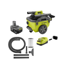 Load image into Gallery viewer, RYOBI P770K 18-Volt ONE+ Cordless 6-Gallon Wet/Dry Vac Kit