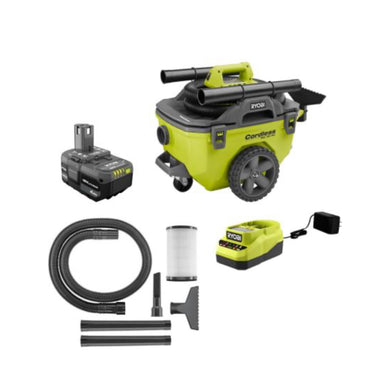 RYOBI P770K 18-Volt ONE+ Cordless 6-Gallon Wet/Dry Vac Kit