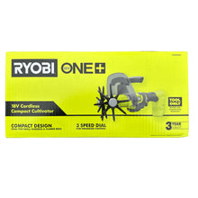 Load image into Gallery viewer, Ryobi P2909 ONE+ 18-Volt Cordless Compact Battery Cultivator (Tool Only)