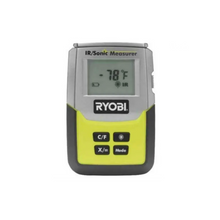 Load image into Gallery viewer, Ryobi E49IR01 3 IN 1 INFRARED THERMOMETER, SONIC DISTANCE MEASURER, LASER POINTER