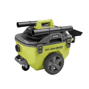 RYOBI P770K 18-Volt ONE+ Cordless 6-Gallon Wet/Dry Vac Kit