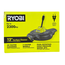 Load image into Gallery viewer, Ryobi RY31SC12 12 in. 2300 PSI Electric Pressure Washer Surface Cleaner with Casters