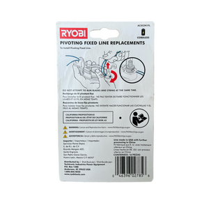 RYOBI AC052N1FL Replacement Fixed Line for 2-in-1 String Head