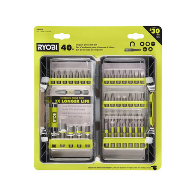 Impact Rated Driving Kit (40-Piece) Ryobi AR2038