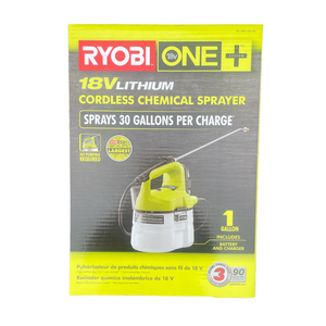 Ryobi P2810 18-Volt ONE+ Lithium-Ion Cordless Chemical Sprayer - Battery and Charger Included