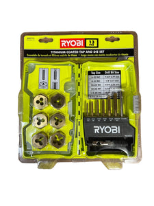 RYOBI Tap & Die Set (13-Piece)