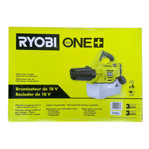 Ryobi P2850 ONE+ 18-Volt Lithium-Ion Cordless Fogger/Mister with 2.0 Ah Battery and Charger Included