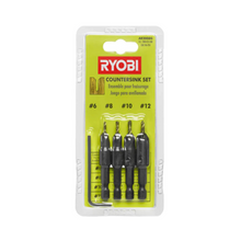 Load image into Gallery viewer, Ryobi AR2008G SpeedLoad+ 5-Piece Power Groove Countersink Set