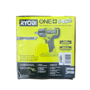 Ryobi P262 ONE+ HP 18V Brushless Cordless 4-Mode 1/2 in. Impact Wrench (Tool Only)