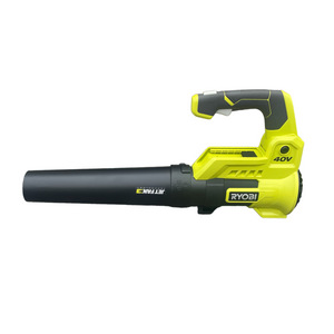 RYOBI RY40408 40-Volt 110 MPH 525 CFM Lithium-Ion Cordless Variable-Speed Battery Jet Fan Leaf Blower 