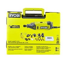 Load image into Gallery viewer, RYOBI RRT200 1.4 Amp Corded Rotary Tool with Accessories and Storage Case