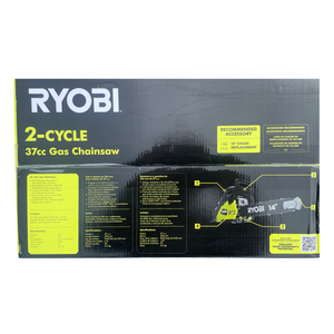 RYOBI RY3714 14 in. 37cc 2-Cycle Gas Chainsaw