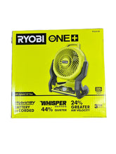 Load image into Gallery viewer, Ryobi PCL811 ONE+ 18V Cordless Hybrid WHISPER SERIES 7-1/2 in. Fan (Tool Only)