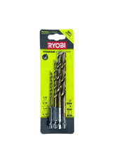 Load image into Gallery viewer, RYOBI SpeedLoad+ Titanium 4-Piece Hex Shank Drill Bit Set