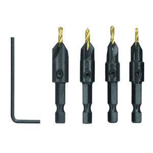 Ryobi AR2008G SpeedLoad+ 5-Piece Power Groove Countersink Set