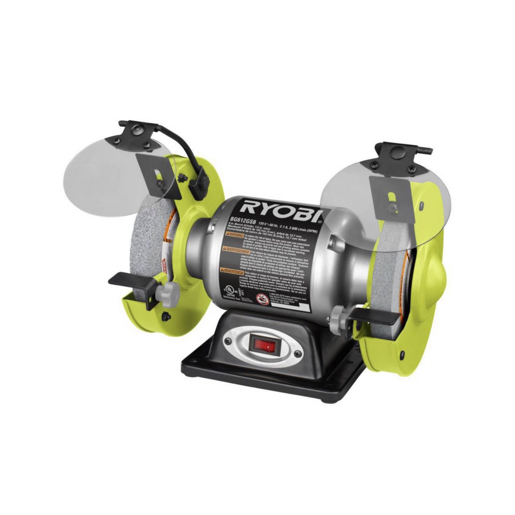 RYOBI BG612G 2.1 Amp 6 in. Grinder with LED Lights