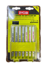 Load image into Gallery viewer, RYOBI All Purpose Jig Saw Blades (10-Piece)