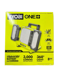 ONE+ 18-Volt Cordless Hybrid LED Panel Light (Tool Only)