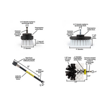 Load image into Gallery viewer, Drill Cleaning Brush Set - Soft Bristle (4-Piece)