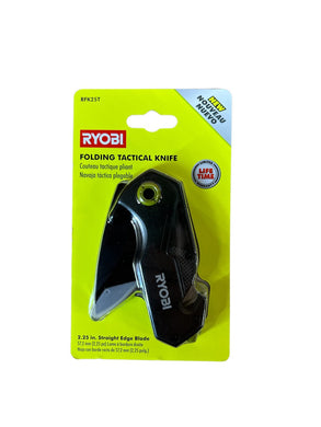 RYOBI Compact Folding Tactical Knife with 2.25 in. Blade