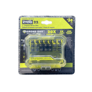 RYOBI A962203 1 in. Diamond Grit Impact Drive Bits (22-Piece)