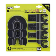 Load image into Gallery viewer, RYOBI Multi-Material Oscillating Blade Set (8-Piece)