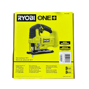 Ryobi PCL525B ONE+ 18-Volt Cordless Jig Saw (Tool Only)